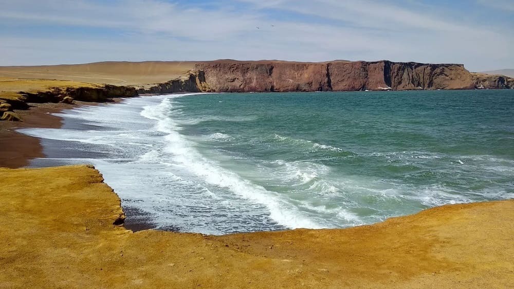 Playa roja